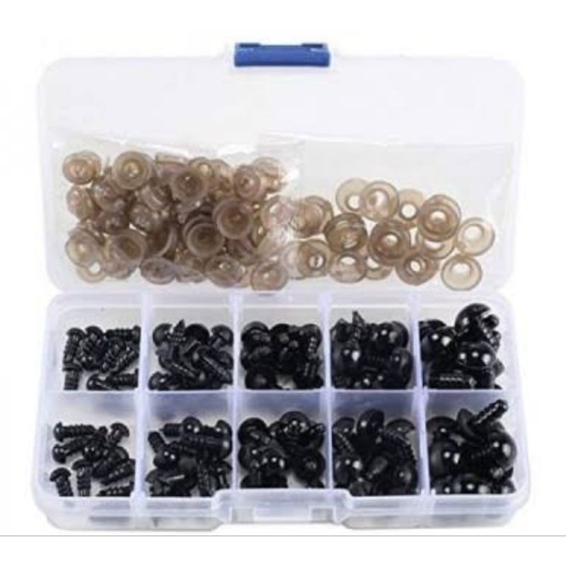 Mata / hidung Boneka Amigurumi (bukan sekotak)