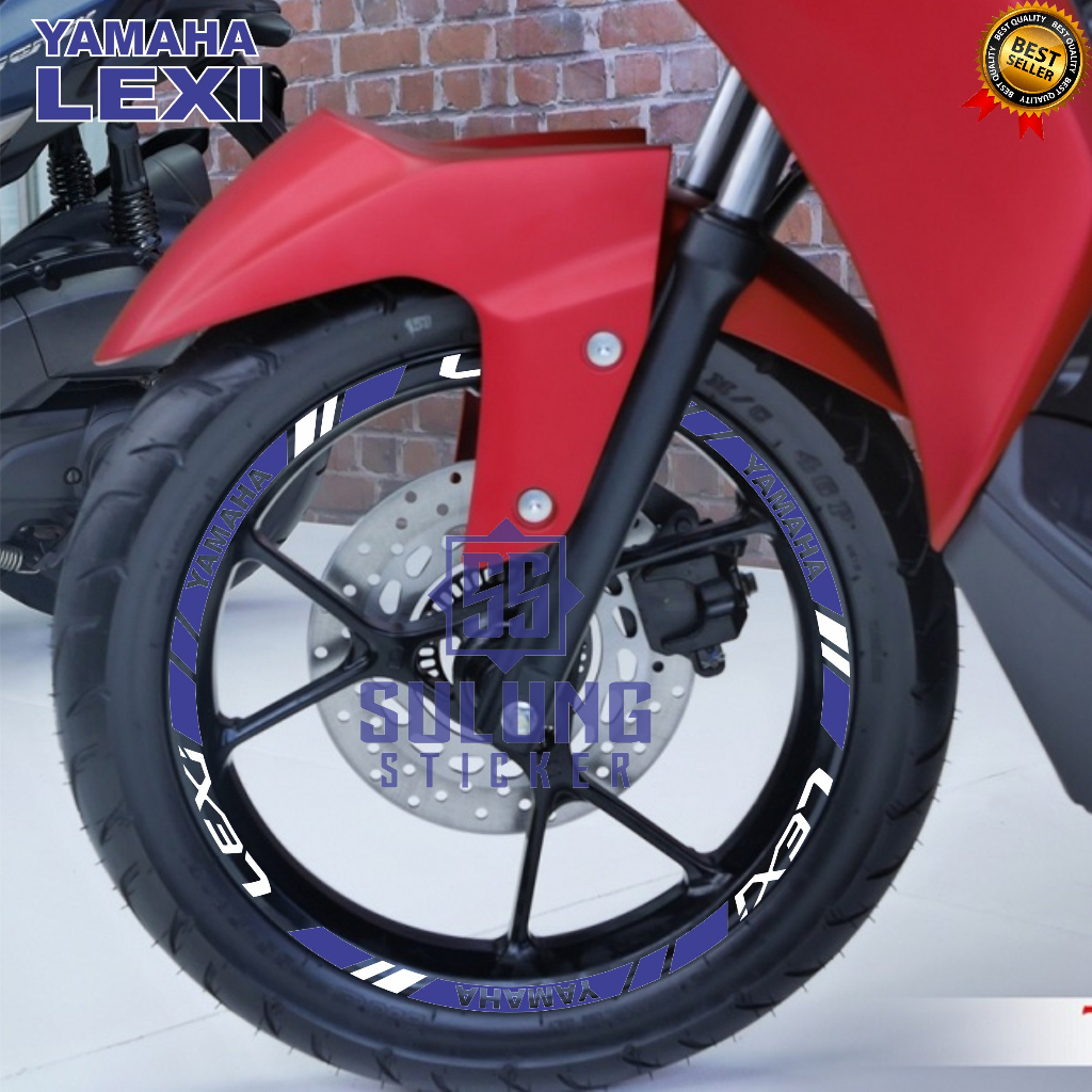 Stiker List Velg Motor Yamaha Lexi Cutting Sticker Variasi Asesoris Terbaru Lis Pelk