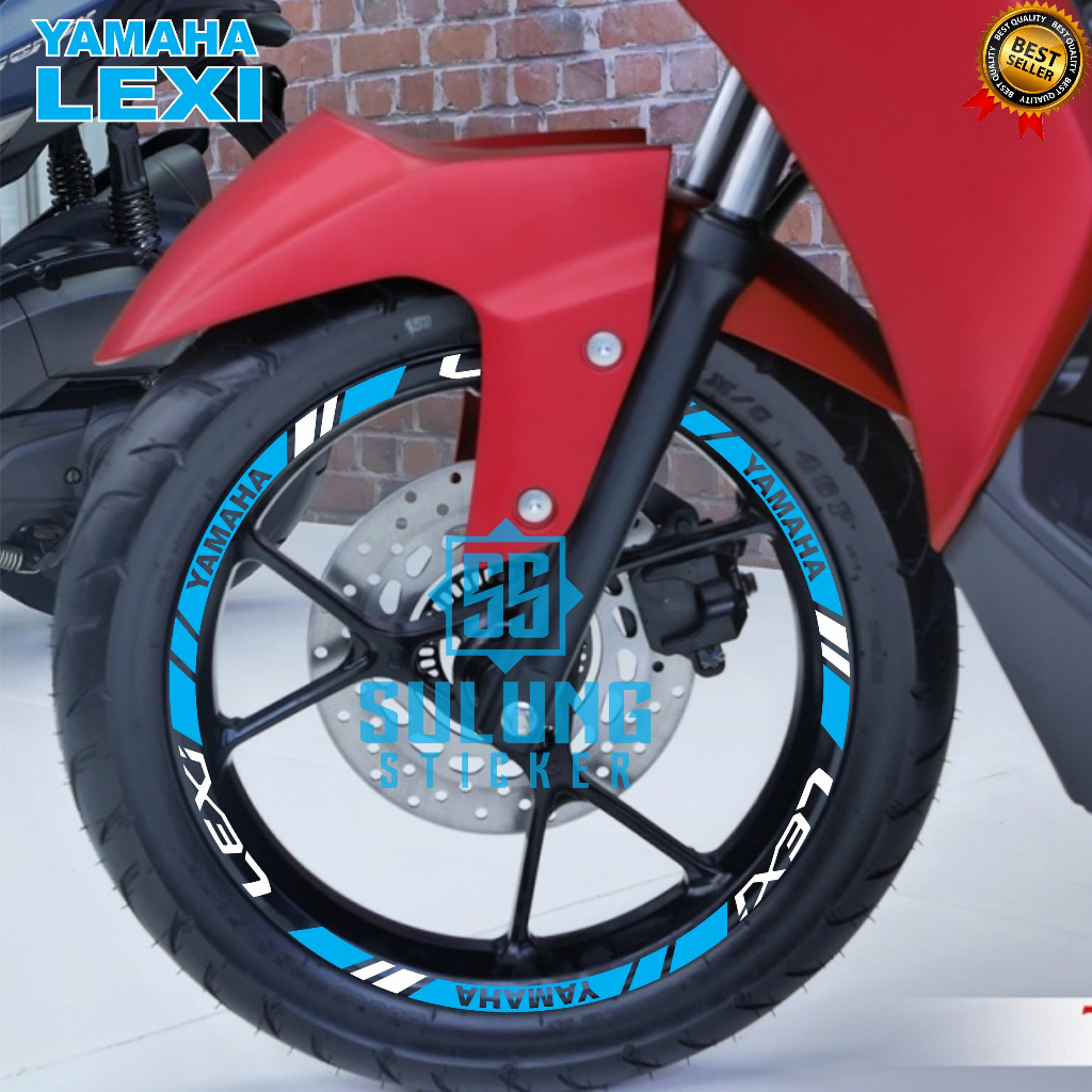 Stiker List Velg Motor Yamaha Lexi Cutting Sticker Variasi Asesoris Terbaru Lis Pelk