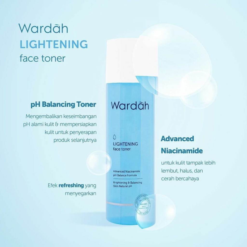 ❤ PAMELA❤ Wardah lightening face toner 125 ml