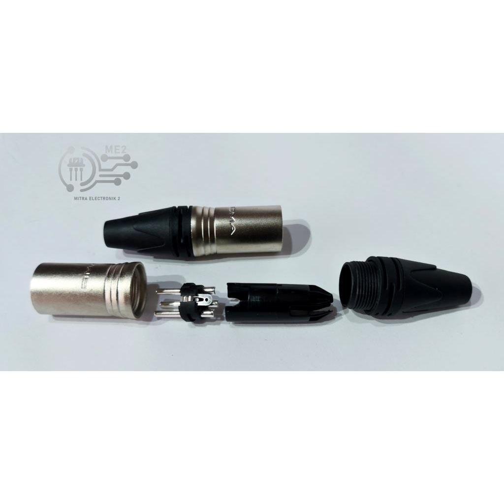 Jack 3pin Canon Male BMA XLR AC3MM Original