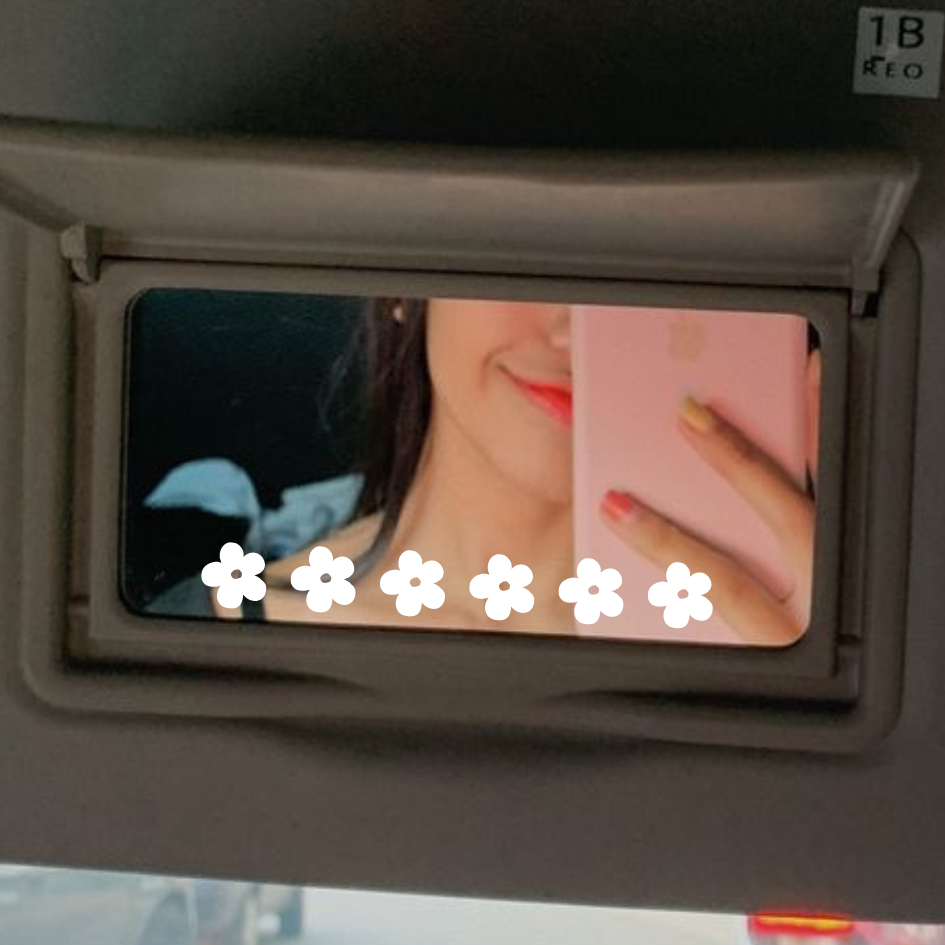stiker mobil daisy flower girly car vanity mirror stiker spion mobil sticker mobil custom cutting st