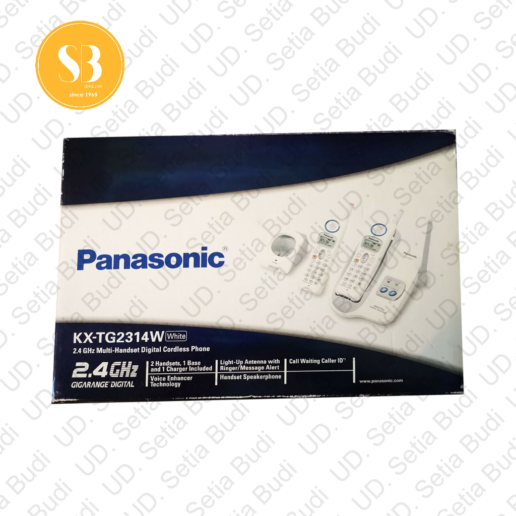 Telepon Cordless / Wireless Isi 2 Panasonic KX-TG 2314 W Asli Jepang