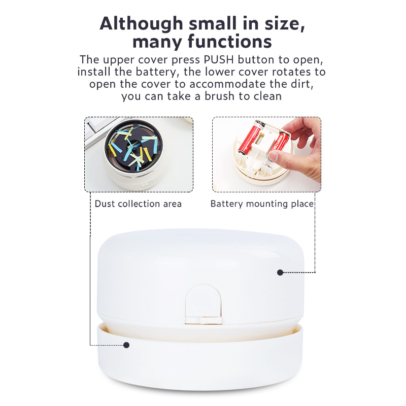 Nusign Desktop Vacuum / Mini Vacuum Cleaner / Penyedot Debu Mini Pada Meja Hemat Baterai NS198