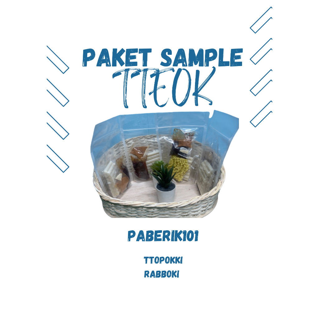 

PAKET SAMPLE KOREAN (RABBOKI + TOPPOKI)