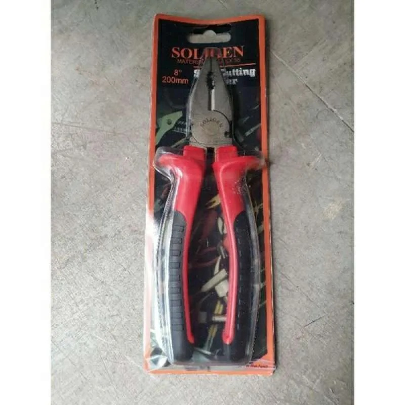 Tang Kombinasi 8 Inch Soligen Combination Pliers Jepit Potong Kabel Kawat Multifungsi