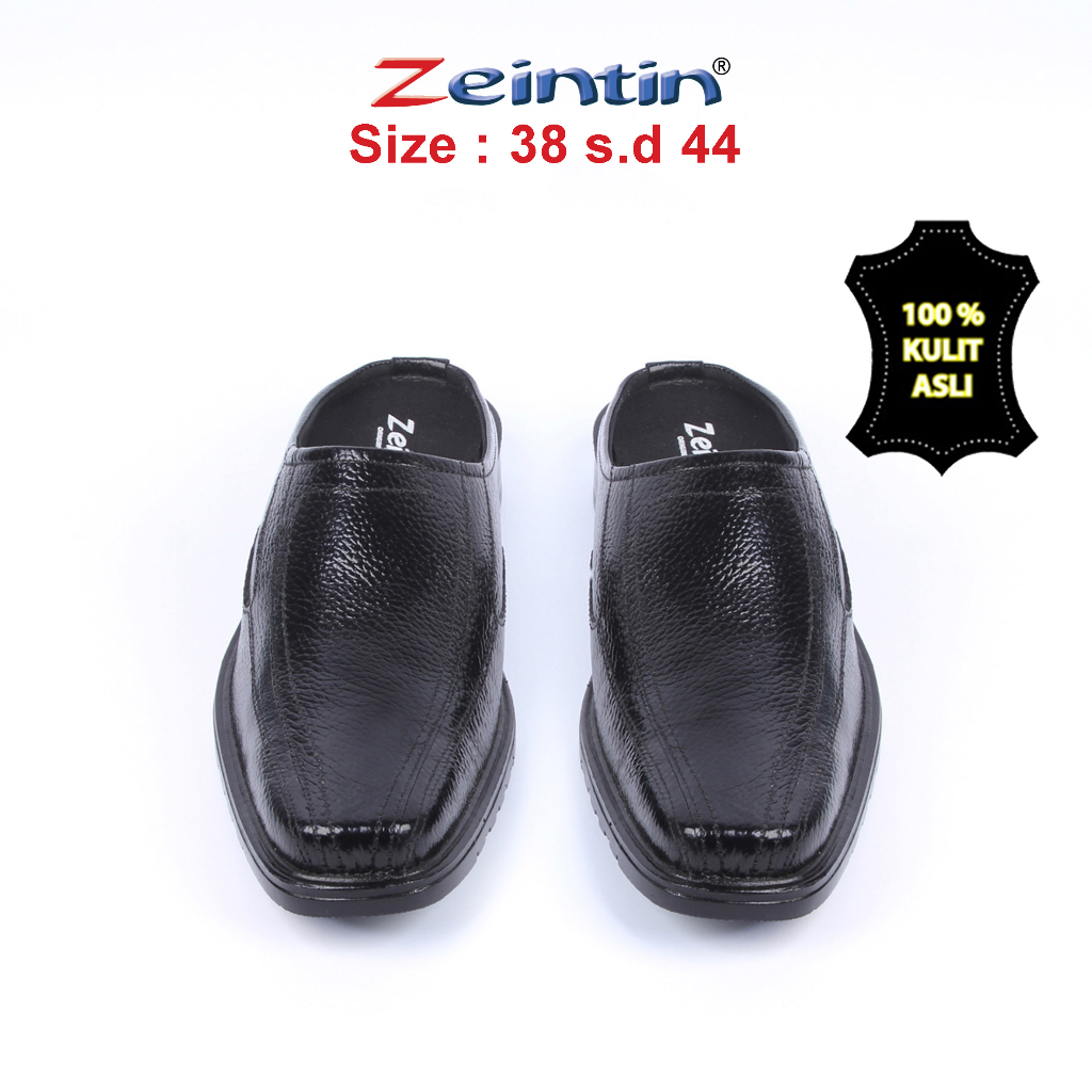 Zeintin - Sandal Selop Pria Sepatu Pria Slop Pantofel Loafers Kulit Asli  Bustong Laki laki Sendal Tutong Casual Pansus Kasual Formal Fashion Sepatu Kerja Pria Nyaman | AJ