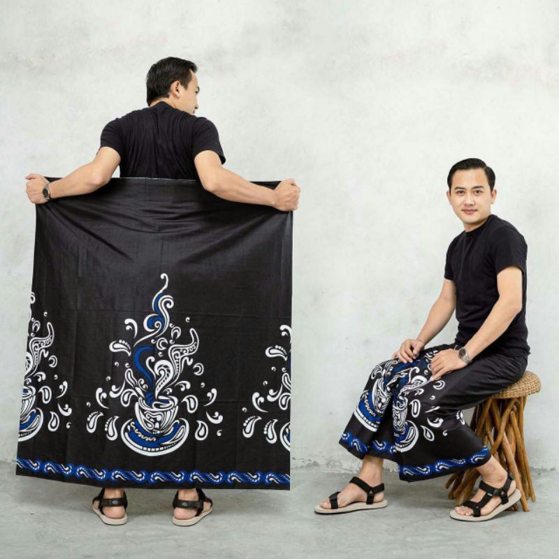 SARUNG BATIK PRIA DEWASA UKURAN 220cm X 120cm