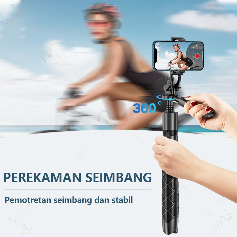 Abeni L16 Tongsis Tripod Bluetooth Selfie Stick Remote Tripod HP Kamera DSLR Tongsis 1550MM dengan 1/4 Adaptor