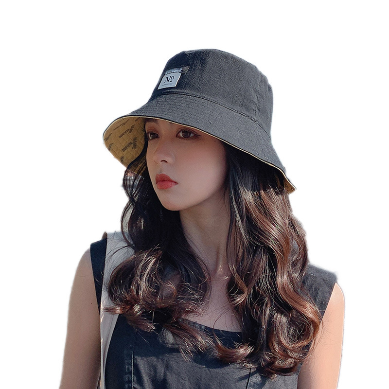 Caliloops Topi Bucket Hat Reversible Wanita Korea Premium Lebar Garcia