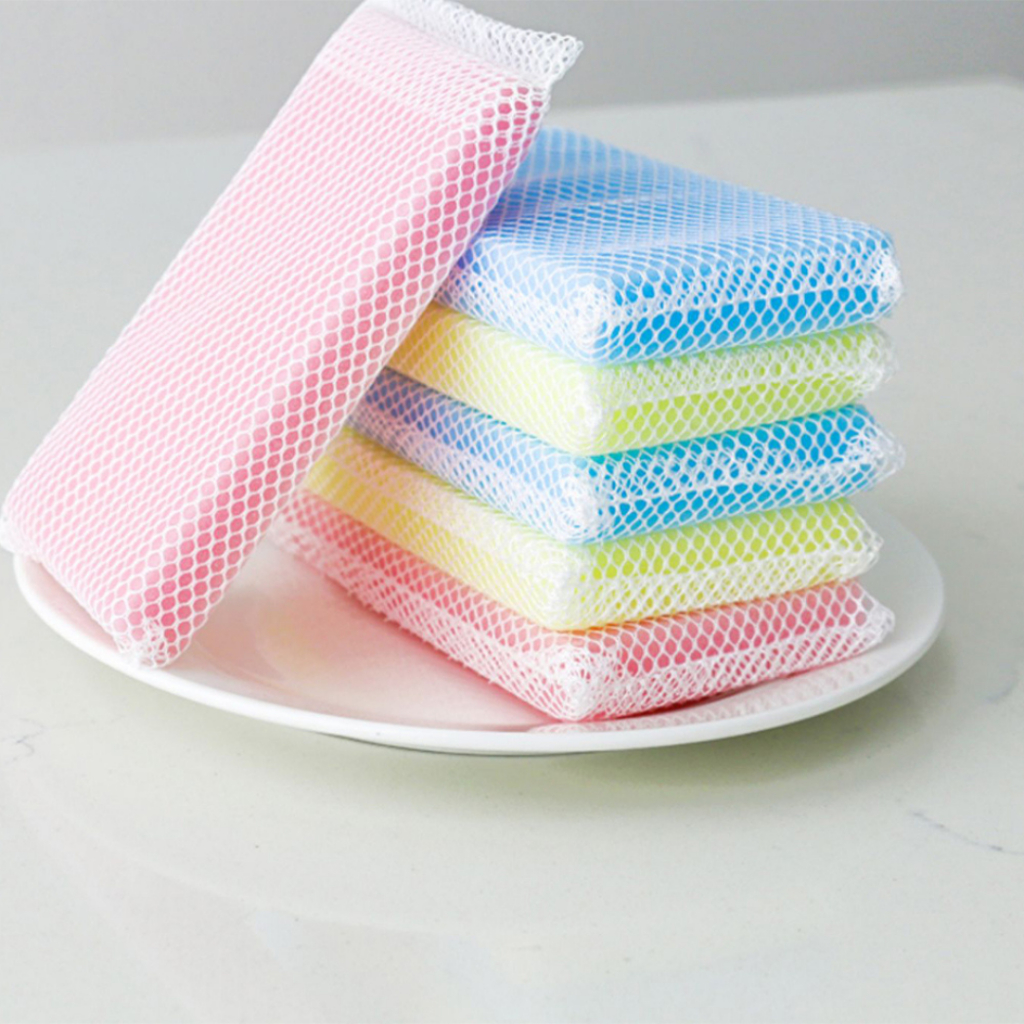 SPONS CUCI PIRING WARNA WARNI SPON BUSA DISHWASHING SPONGE