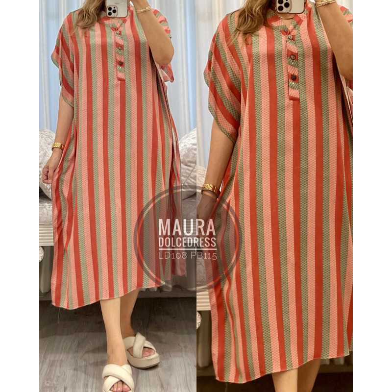 Daster Arab DOLCE MAURA Dress Midi Simpel Busui Nyaman