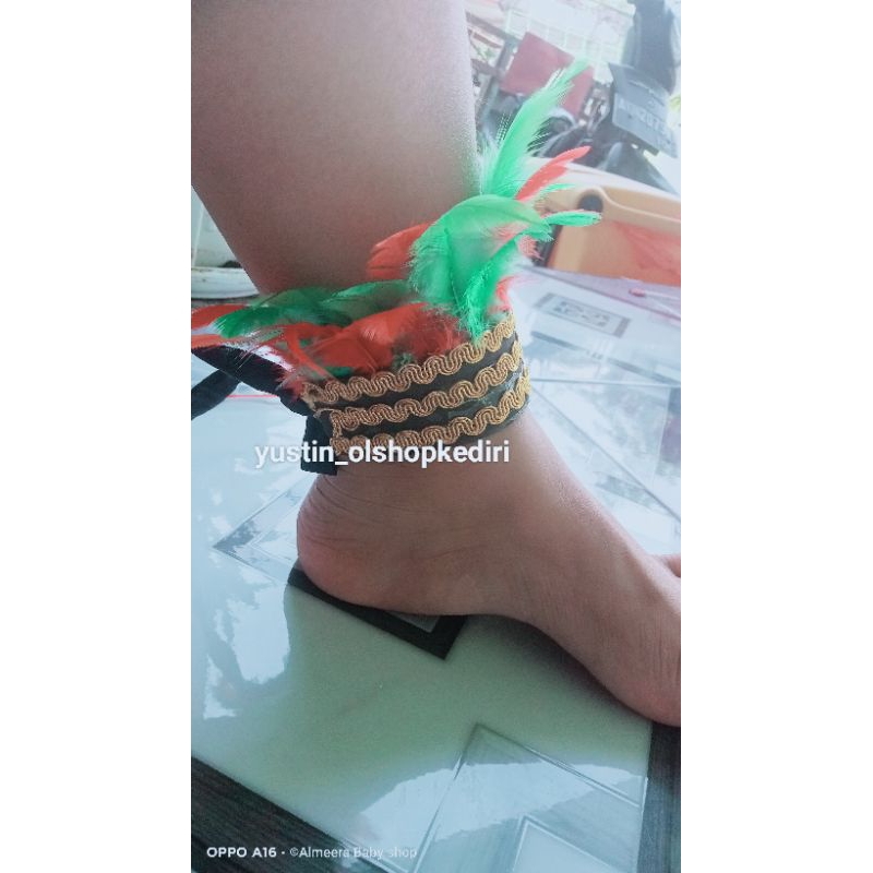 Gelang kaki/ Hiasan kaki/ Aksesoris tari/ Gelang kaki harga per biji