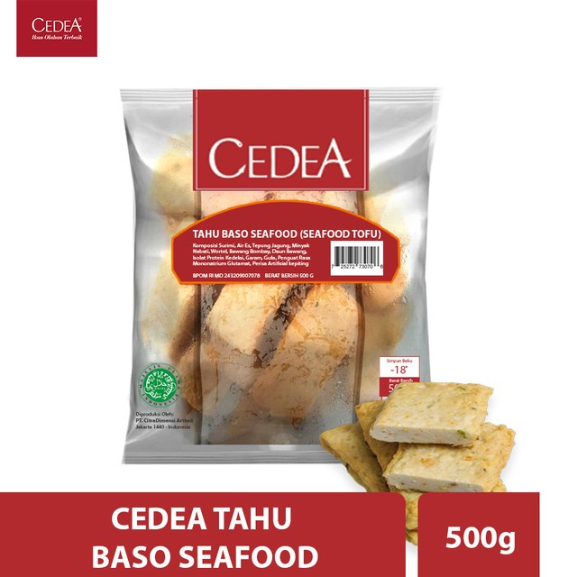 CEDEA TAHU BASO SEAFOOD 500GR