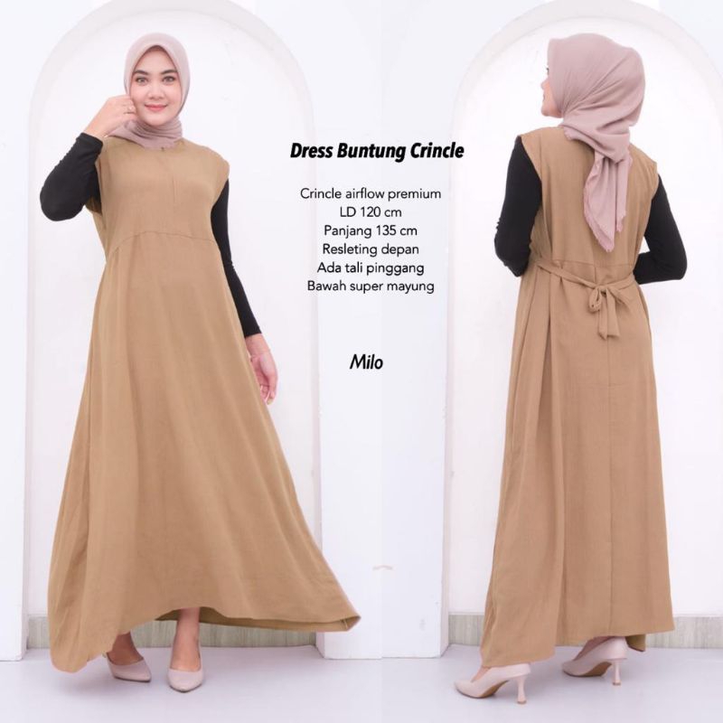 Dress Buntung Airflow //JF603