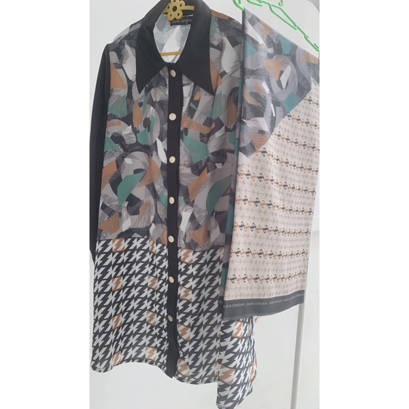 PRELOVED JANICE BLOUSE AND NANEA SCRAFT ZASKIA SUNGKAR orderan kak intan