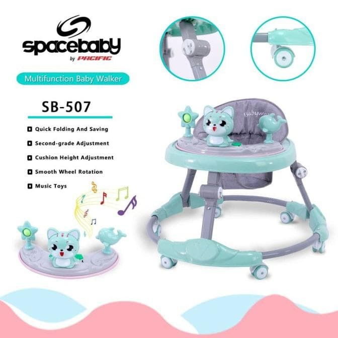 [OMS Babyshop] Baby Walker Space Baby / Space Baby Prewalker