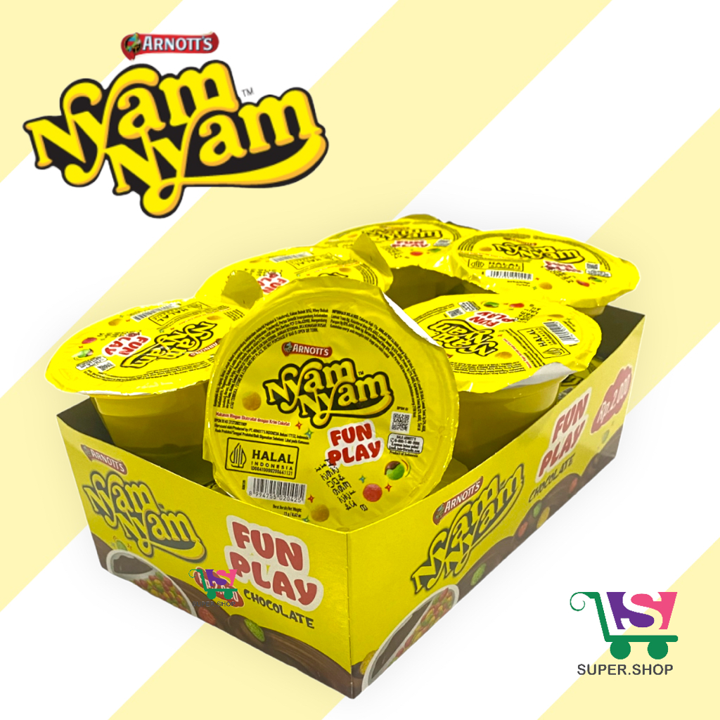 

Nyam Nyam Bubble Puff Fun Play Pack (isi 12 pcs)