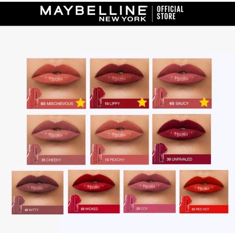 Maybelline Superstay Vinnyl Ink Liquid Lipstick - Lipstik Cair