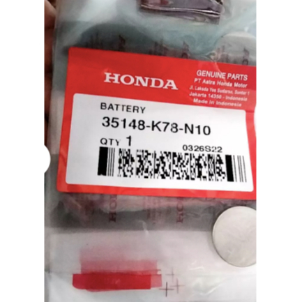 BATTERY BATERAI BATRAI BATRE REMOTE REMOT ADV PCX VARIO 150 160 FORZA SH150I XMAX AEROX LEXI ASLI ORI ORIGINAL AHM