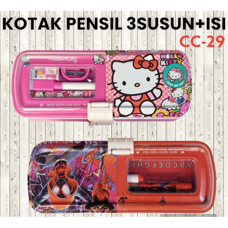 

Kotak Pensil 3susun Study Set + Whiteboard + Spidol CC-29