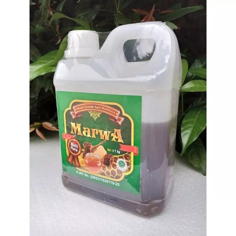 

Madu Asli Alami 1kg, Madu Marwa Multiflora Al Ghuroba