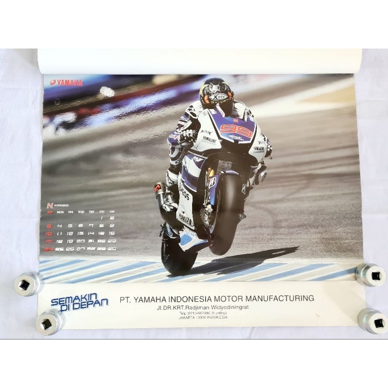 Kalender lawas YAMAHA MOTOR GP 2013 ORI