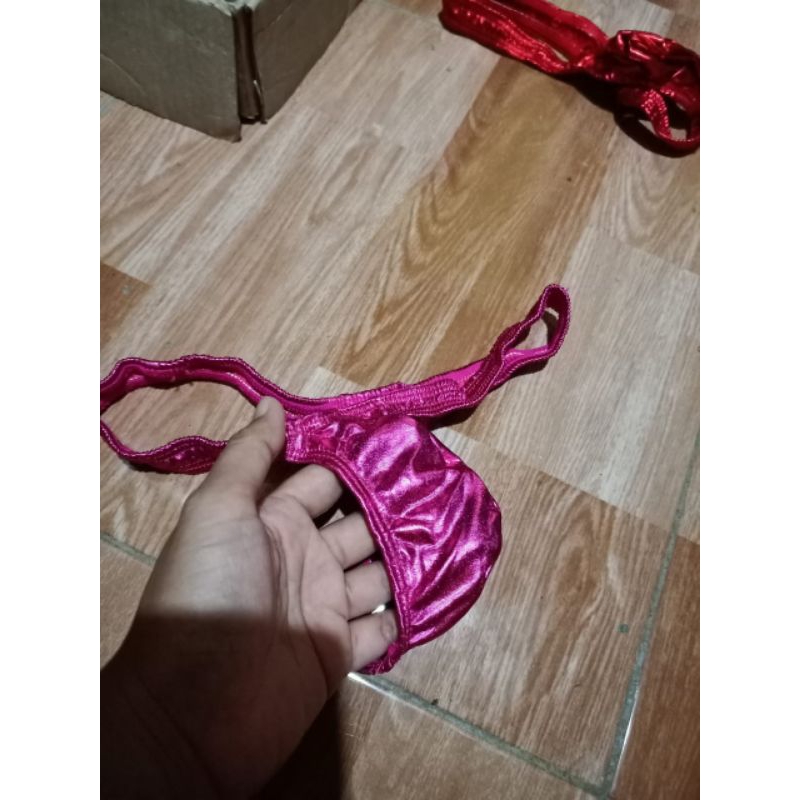 Thongs Pria mengkilap blink blink G String laki laki celana dalam cowo men panty