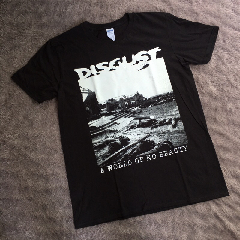 Monggo kaos band Disgust original resmiii not corrupted burgerkill seringai program party