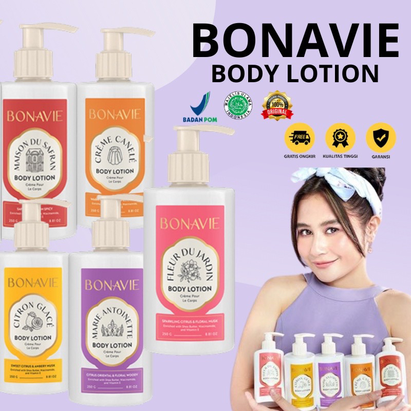 BONAVIE Body Lation - Pelembab Pencerahan Badan