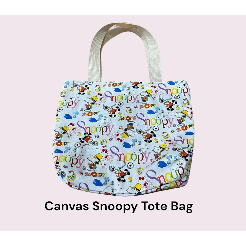 Fawn'G Handmade - Canvas Tote Bag Snoopy