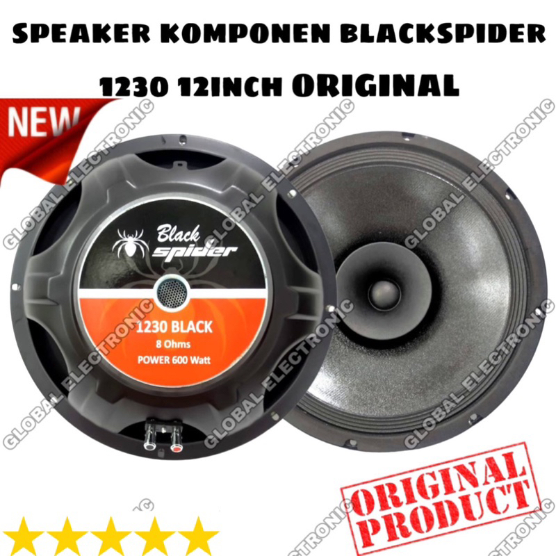 Promo Audio Speaker Blackspider 1230 / 1240 / 1248 Blackspider 10 -12 inch Inch Full Range