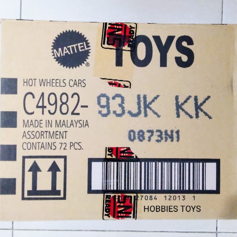 1 Dus Hot Wheels Reguler 2023 lot case K Segel SNI (isi 72 pcs)