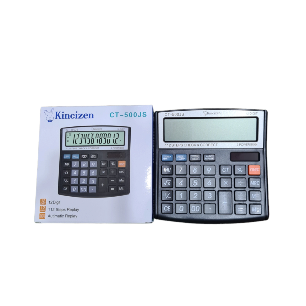 

MURAH !!! KALKULATOR KINCIZEN CHECK & CORRECT CT-500JS 12 DIGITS