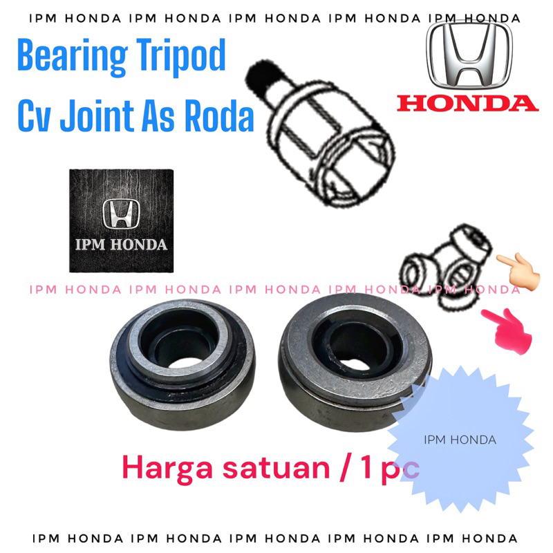 Lahar Laher Tripod Bearing Gundu As Roda Dalam Cv Joint Inner Honda Civic Excellent Wonder Grand Genio Estillo Accord 1979-1985 Executive Prestige Maestro Cielo Vti Vtil Odyssey RA6 RA8 CRV GEN 1 RD1