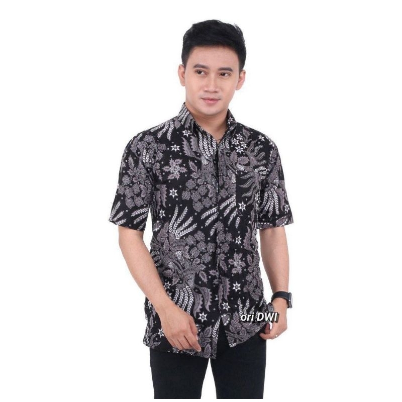 BAJU BATIK PRIA ABADI BATIK KEMEJA BATIK PRIA LENGAN PENDEK