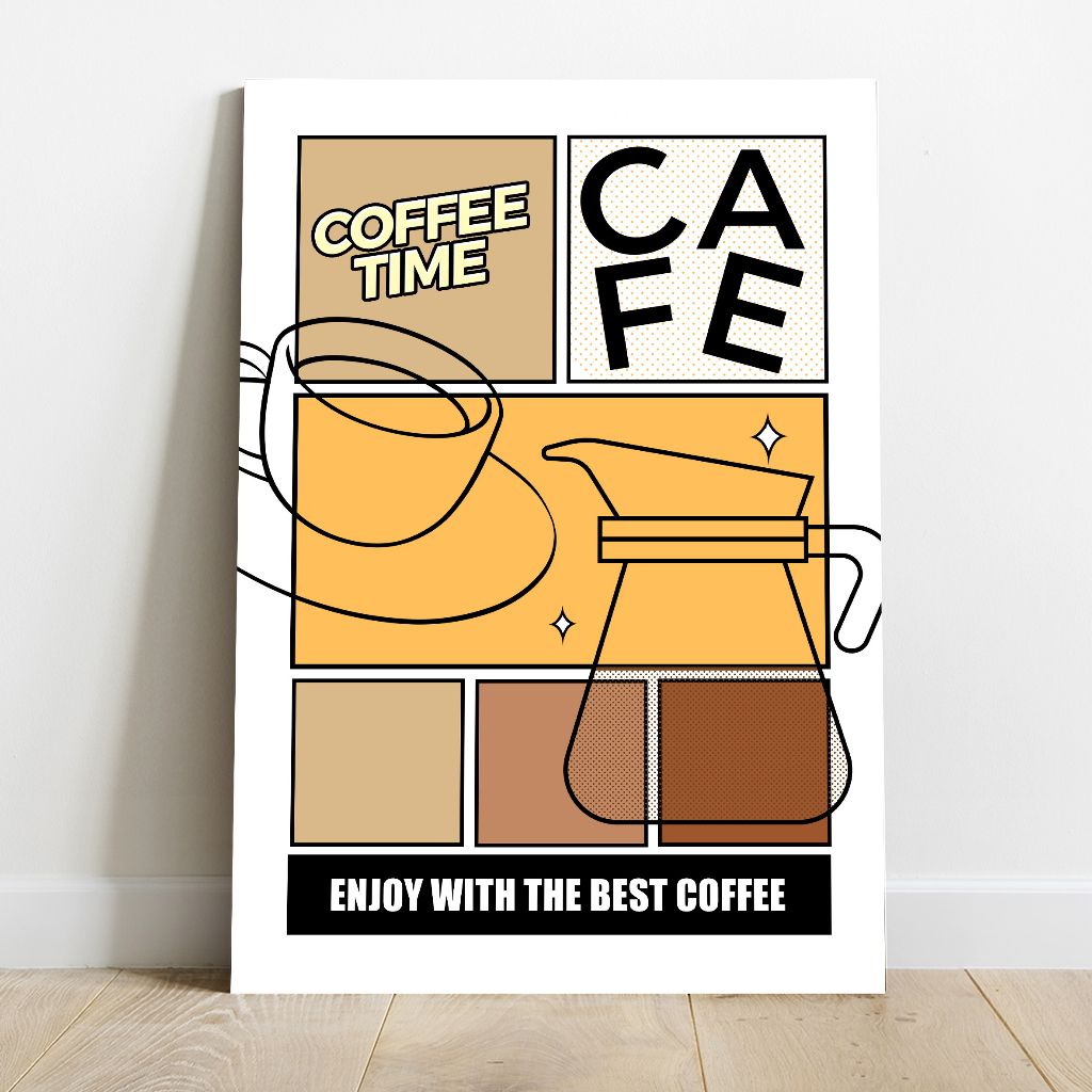 Dekorasi cafe Hiasan dinding coffee Wall decoration modern