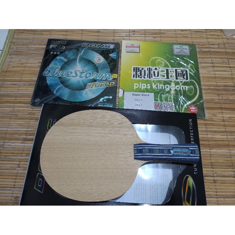 PAKET BET TENIS MEJA DONIC ALLIGATOR COMBI ORIGINAL