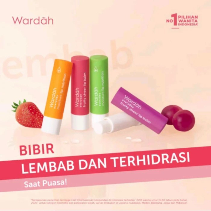 Wardah Everyday Fruity Sheer Lip Balm