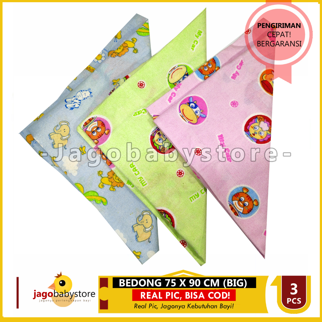 Bedong Flanel Bayi Ukuran 60x70Cm