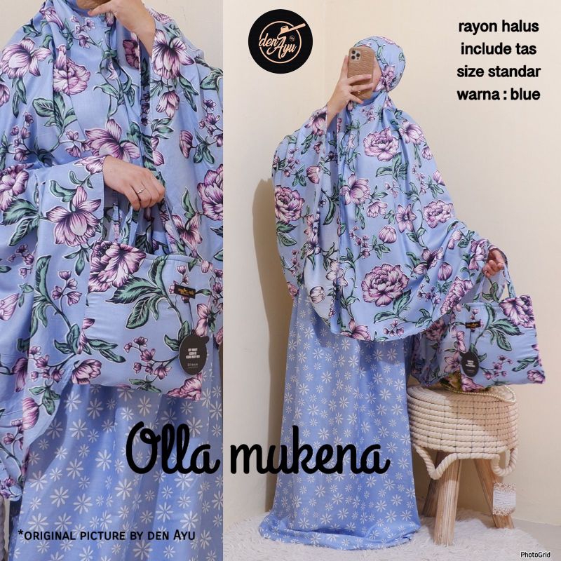 olla mukena blue