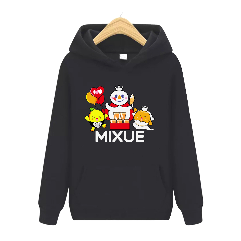 FenishaStore MIXUE ICE CREAM VIRAL Sweater Hoodie Kupluk Anak Laki /Perempuan Usia 4-13+ Tahun Bisa Bayar Ditempat COD