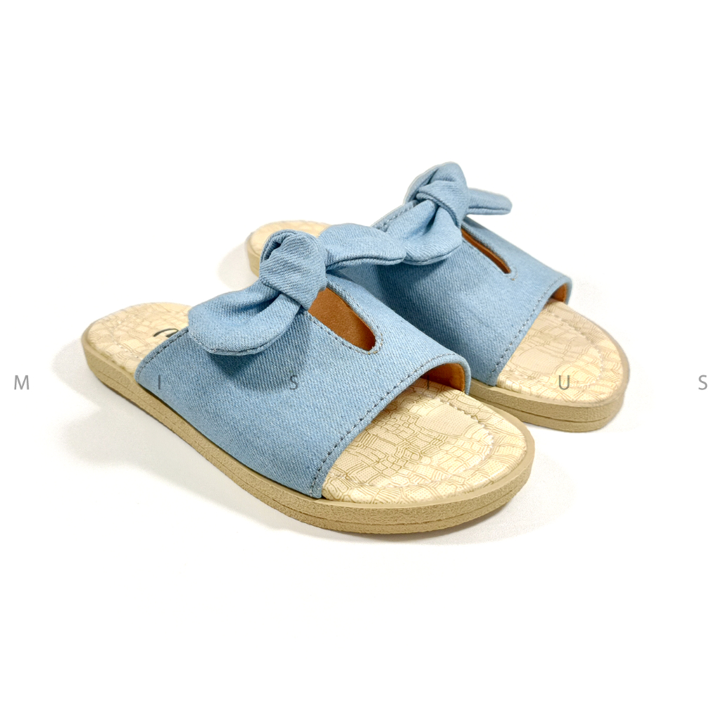 Misius NAMI Sandal Slip On Anak Perempuan Slip On Kokop Variasi Pita Lilit