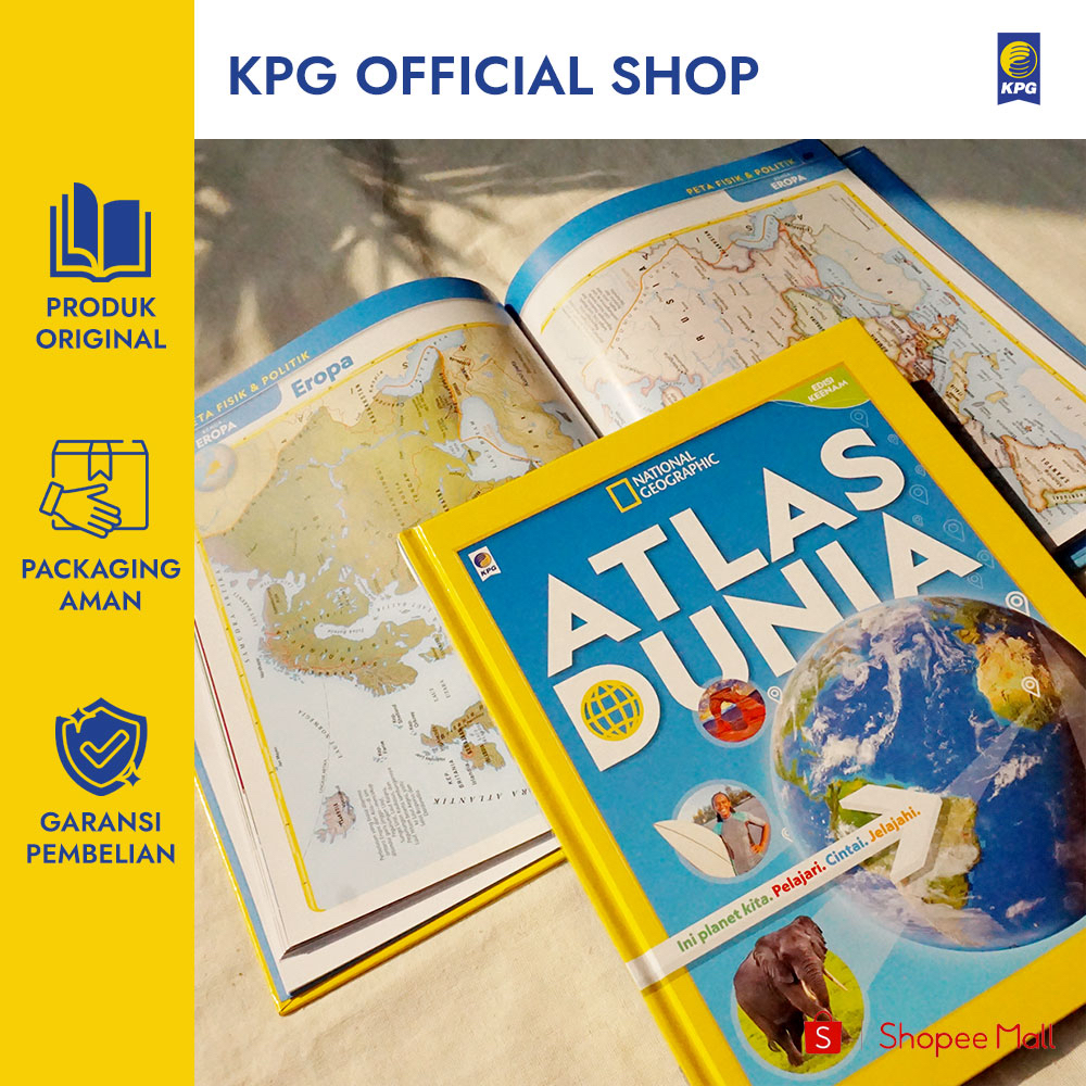 Buku National Geographic Atlas Dunia