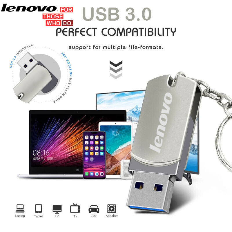 Lenovo Flashdisk otg type c 1TB 3.0 usb High Speed  2TB 1TB 512GB Anti Air