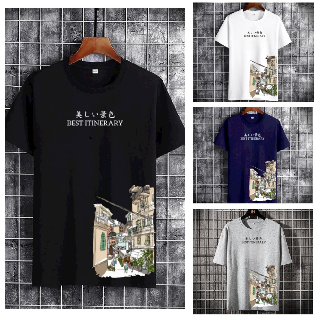 Kaos Distro Pria Lengan Pendek Alipio Kaos best Itinerary