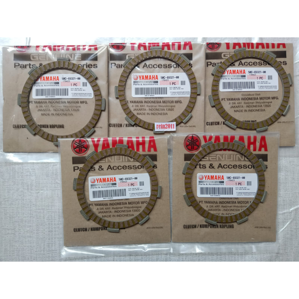 KAMPAS KOPLING JUPITER MX 135 NEW ( 5PCS ) ASLI ORI YAMAHA 50C E6321 00