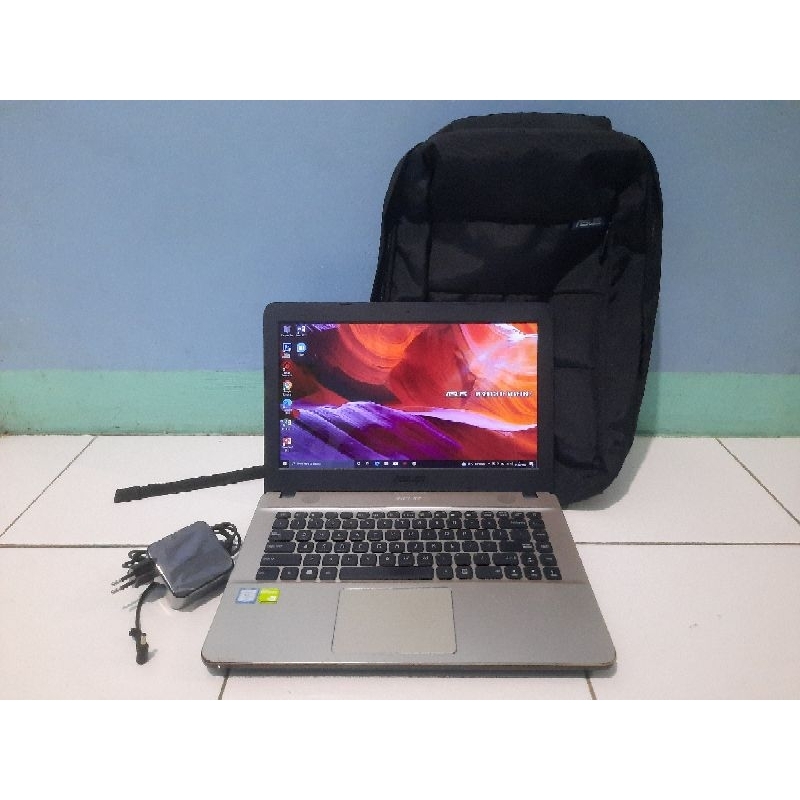 LAPTOP SECOND ASUS VIVOBOOK X441U INTEL CORE I3-7020U GEN 7TH RAM 4GB DDR4 SSD 128GB HDD 1TB SPEK GA