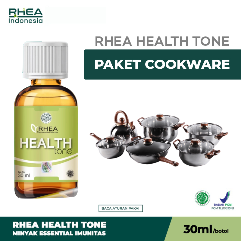 Rhea Health Tone 30ml Minyak Esensial Imunitas Paket Cookware