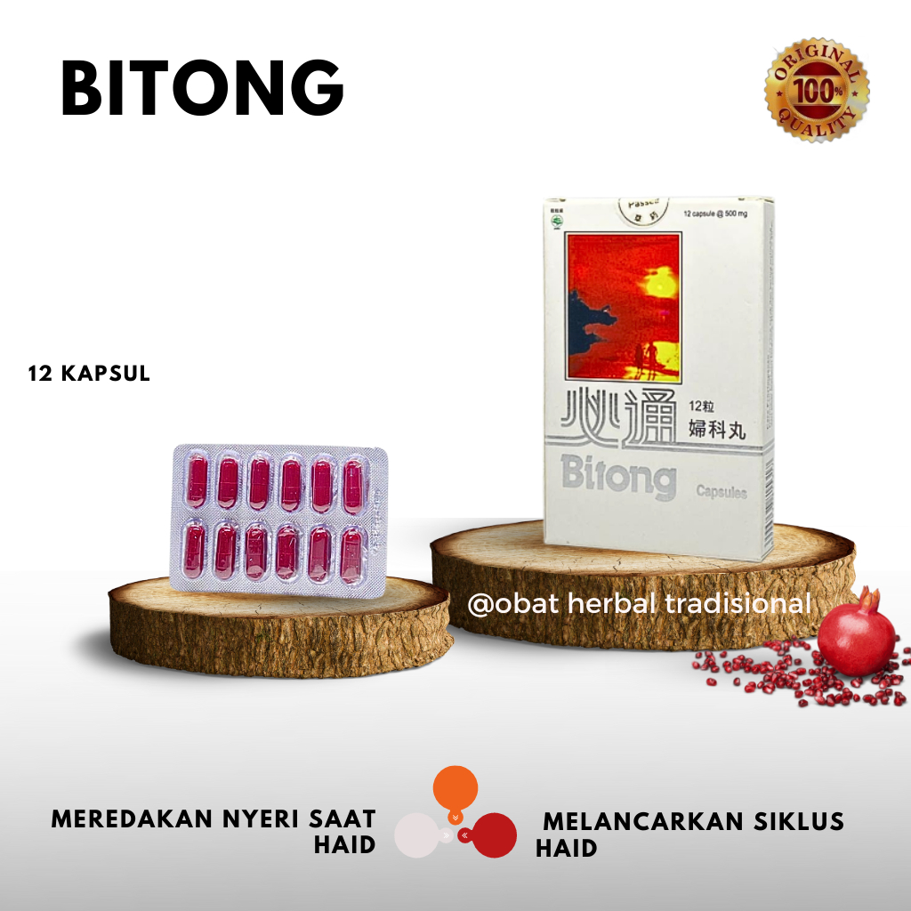 BITONG CAPSULE - lancar haid - haid tidak teratur